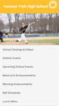 Mobile Screenshot of hanoverpark.org
