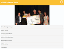 Tablet Screenshot of hanoverpark.org